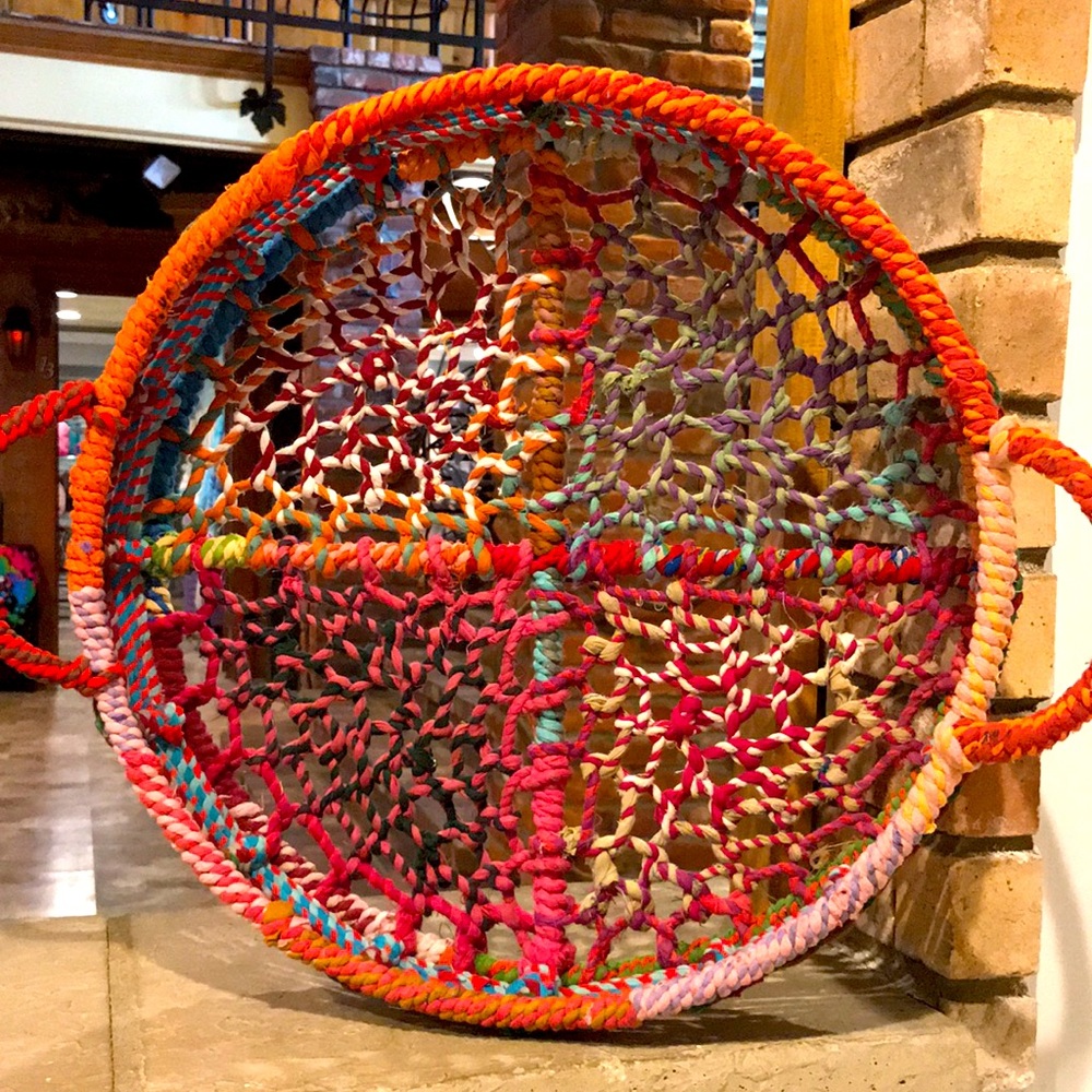 NWT India Handicrafts X-Large 16” Woven Basket